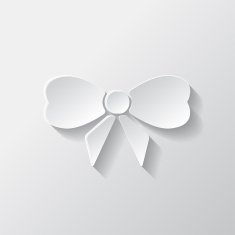 Gift Christmas bow web icon N2