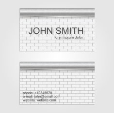 Vector creative business cards N2