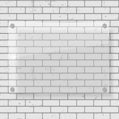 Frame on Brick Wall for Your Text and Images Vector N10