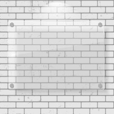 Frame on Brick Wall for Your Text and Images Vector N13
