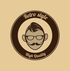 retro style design N3