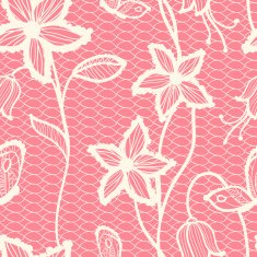 Flower lacy seamless background N9