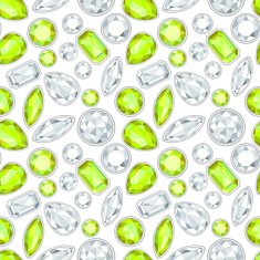 diamond and citrine seamless pattern