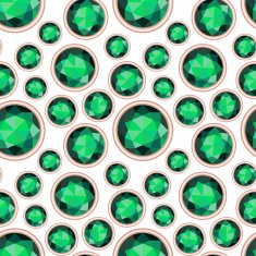 green emerald seamless pattern