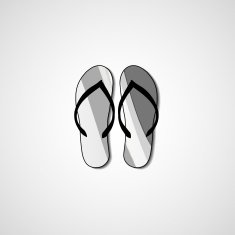 Abstract illustration on flip flops N78