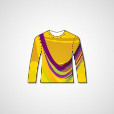 Abstract illustration on sweater N71
