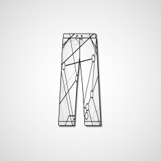 Abstract illustration on pants N151