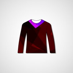 Abstract illustration on sweater N76