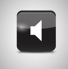Media Glass Icon Vector Illustration