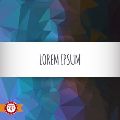 Abstract Colorful Triangles Background Vector N69