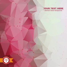Abstract Colorful Triangles Background Vector N74