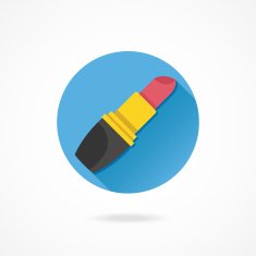 Vector Lipstick Icon