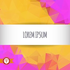 Abstract Colorful Triangles Background Vector N101