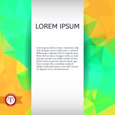 Abstract Colorful Triangles Background Vector N107