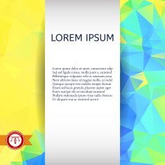 Abstract Colorful Triangles Background Vector N120