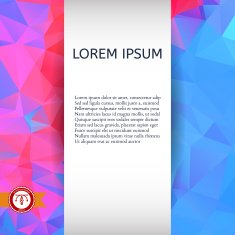 Abstract Colorful Triangles Background Vector N122