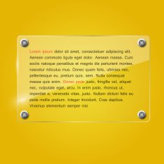 Realistic Glass Frames Vector Illustration N18