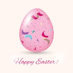 Easter Egg card Vector illustration N2