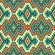 Color Abstract Retro Zigzag Vector Background N4