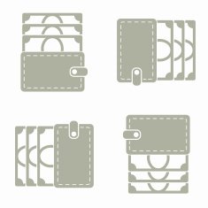 seamless background purse money N17