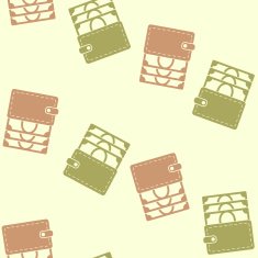seamless background purse money N18