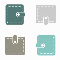 seamless background purse money N25