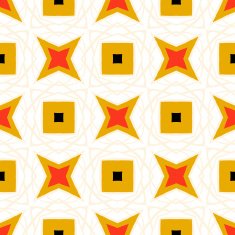 Seamless vector pattern with bold geometric shapes N4