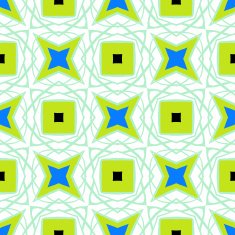 Seamless vector pattern with bold geometric shapes N5
