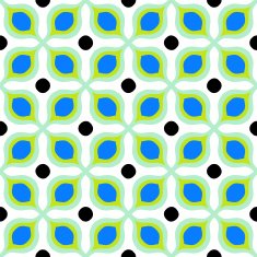 Seamless vector pattern with bold geometric shapes N6
