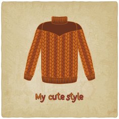 cute sweater old background N4