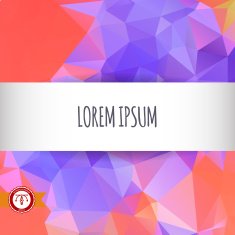 Abstract Colorful Triangles Background Vector N141