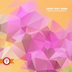 Abstract Colorful Triangles Background Vector N143