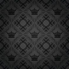 black wallpaper in old style N20