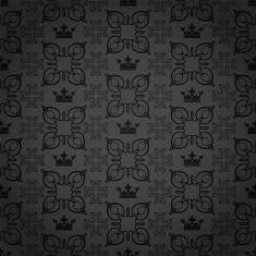 black wallpaper in old style N29