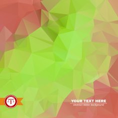 Abstract Colorful Triangles Background Vector N153