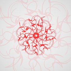 Tribal tattoo - abstract background