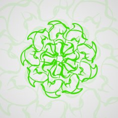 Tribal tattoo - abstract background N3