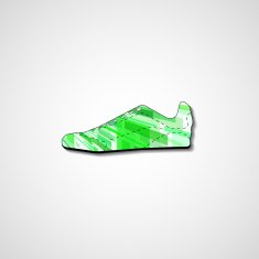 Abstract illustration on sneakers N76