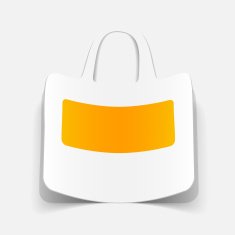 realistic design element bag N7