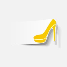 realistic design element shoe N8