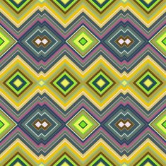 Color Abstract Retro Zigzag Vector Background N6
