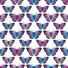 seamless pattern with butterflies N24