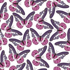 seamless pattern with butterflies N27