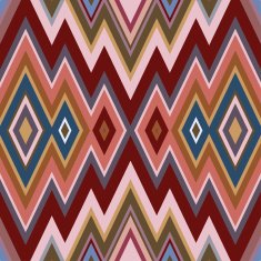 Color Abstract Retro Zigzag Vector Background N8