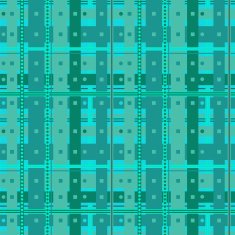 Abstract aquamarine cells