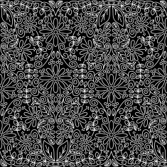 Seamless vintage floral wallpaper