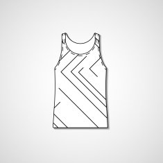 Abstract illustration on singlet N204