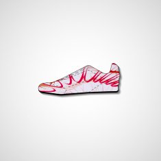 Abstract illustration on sneakers N85