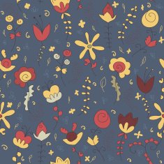 Seamless texture with flowers N73