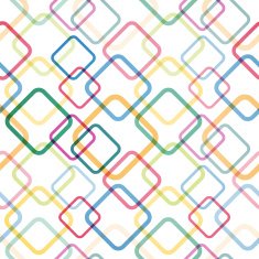 Seamless pattern with colorful squares